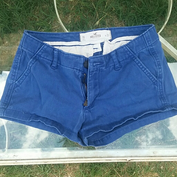 Hollister Trouser Shorts Blue 00 Short - Picture 2 of 5